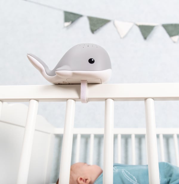 ZAZU Wally natlys til baby Fritstående Lyserød, Hvid