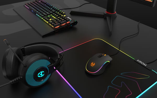 Pikkukuva 6 / 15: Krom Knout RGB Pelihiirimatto Musta