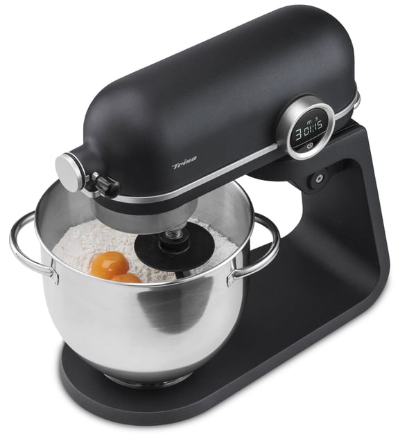 Miniatyrbillede 1 af 3: Trisa Kitchen Professional foodprocessor 800 W 5,2 L Sort, Rustfrit stål