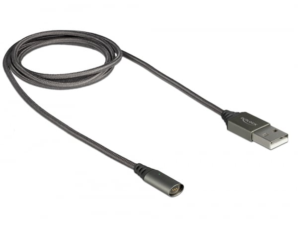 DeLOCK 85725 USB-kabel USB 2.0 1 m USB A Anthracit