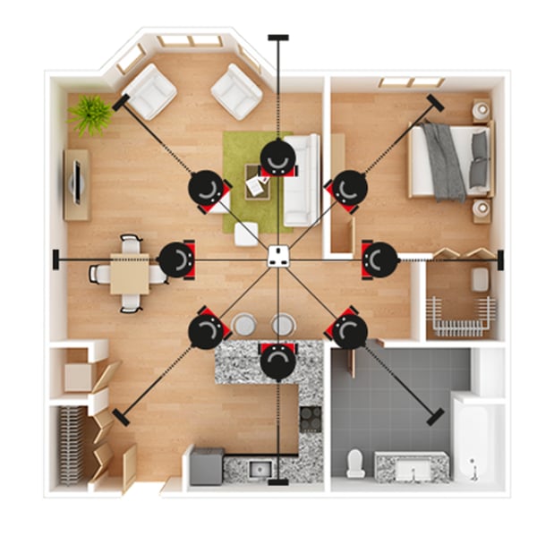 Miniatyrbild 4 av 11: Numatic HENRY Allergy 6 l Trummdammsugare Torr 620 W Dammpåse
