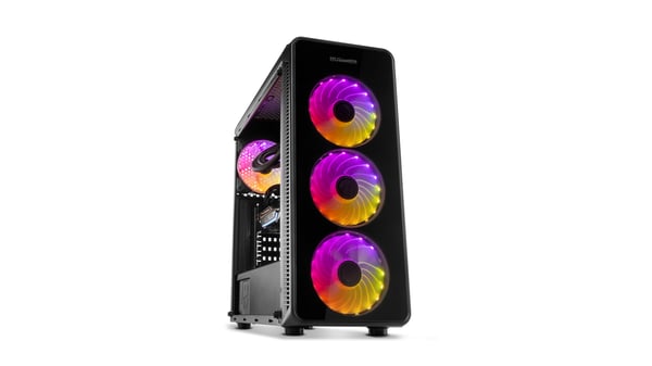 NOX Hummer TGM Midi Tower Musta
