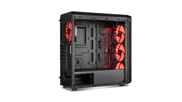 Pikkukuva 33 / 40: NOX Hummer TGM Midi Tower Musta
