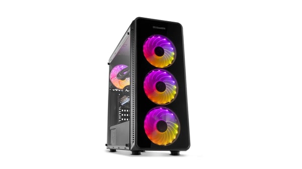 NOX Hummer TGM Midi Tower Musta