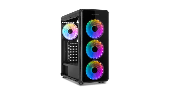Pikkukuva 15 / 40: NOX Hummer TGM Midi Tower Musta