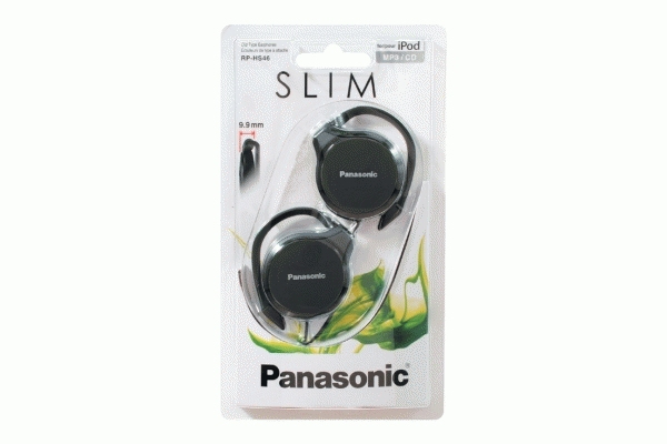 Miniatyrbild 2 av 2: Panasonic RP-HS46E-K hörlur och headset Hörlurar Kabel Öronkrok Musik Svart