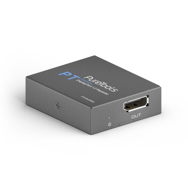 Miniatyrbild 2 av 2: PureTools PT-R-DP20 AV-förlängare Repeater för AV-utrustning Svart