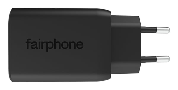 Fairphone ACCHAR-404-WW1 oplader til mobil enhed Universel Sort Vekselstrøm Hurtig opladning Indendørs