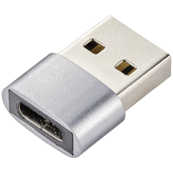 Miniatyrbillede 1 af 4: Renkforce RF-5650992 kabel kønsskifter USB-A USB-C Grå