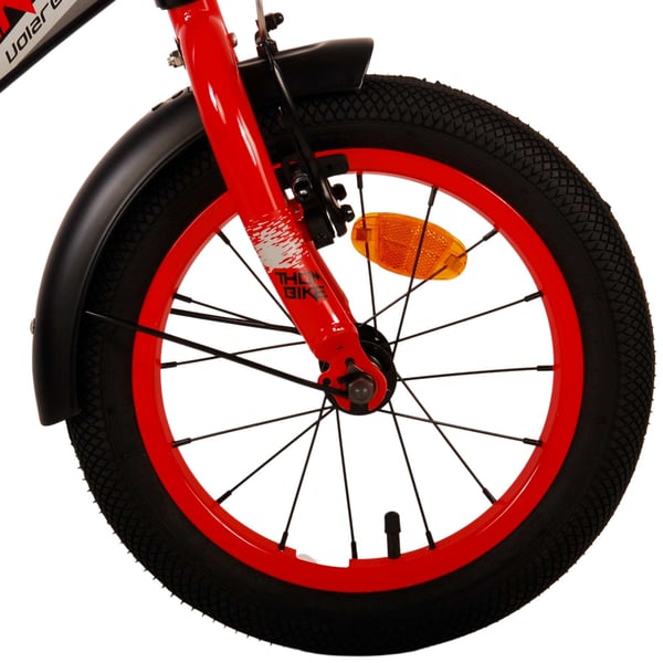 Volare 21372 cykel Bycykel Sort, Rød