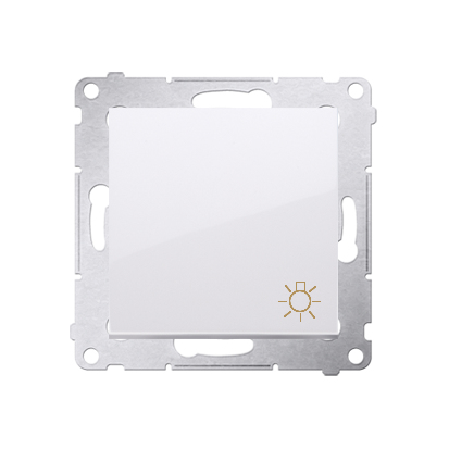 Kontakt-Simon DS1A.01/11 elektrisk afbryder Trykknapkontakt Hvid