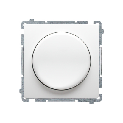 Kontakt-Simon Simon Basic Enpolet Drejetryk-lysdæmper Til LED Dæmpbar 230V Hvid BMS9L.01/11