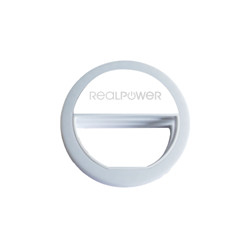 Miniatyrbillede 1 af 2: RealPower Smartphone Ringlicht fuer noch bessere Selfies belysningsring 36 LED