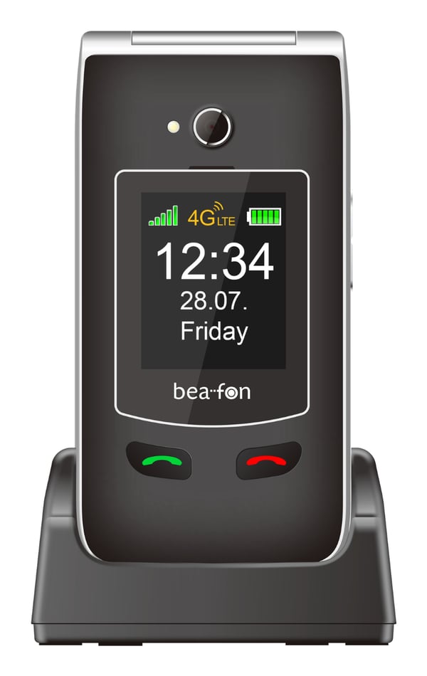 Beafon SL645plus LTE 7,11 cm (2.8") 120 g Svart, Silver Kameratelefon