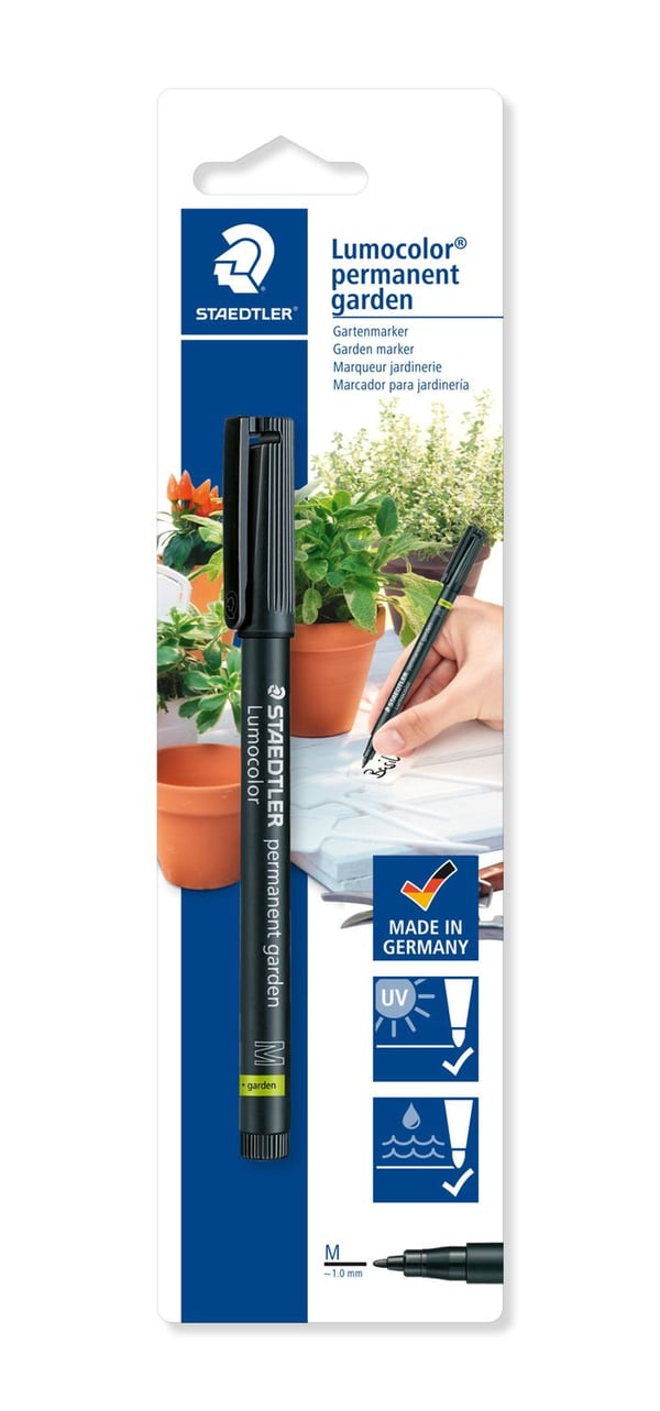 Staedtler Lumocolor permanent garden 319 GM speedmarker 1 stk Sort Staedtler Lumocolor permanent garden 319 GM speedmarker 1 stk Sort