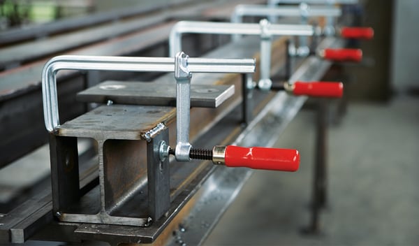 Miniatyrbillede 6 af 6: BESSEY GS16 klemme F-klemme 16 cm Aluminium, Rød