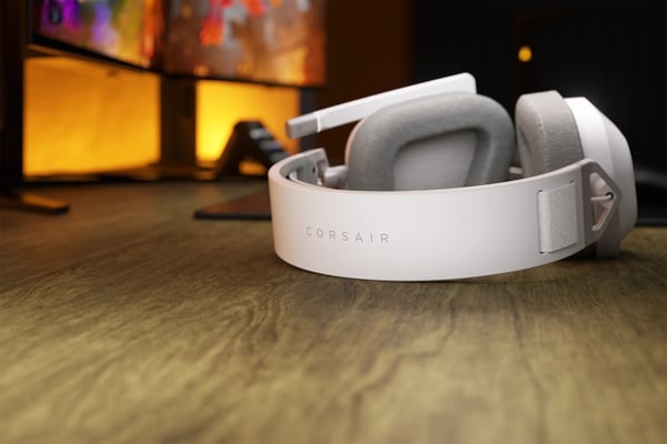 Corsair CA-9011296-EU hörlur och headset Trådlös Huvudband Spela Bluetooth Vit