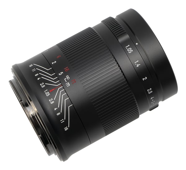 7Artisans 50mm F1.05 MILC Standardobjektiv Svart
