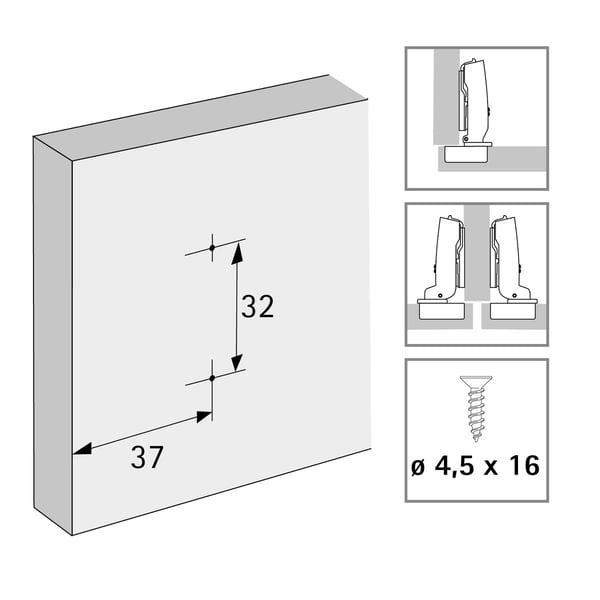 Miniatyrbillede 2 af 3: Hettich 9071575 skufferulle & -skinne