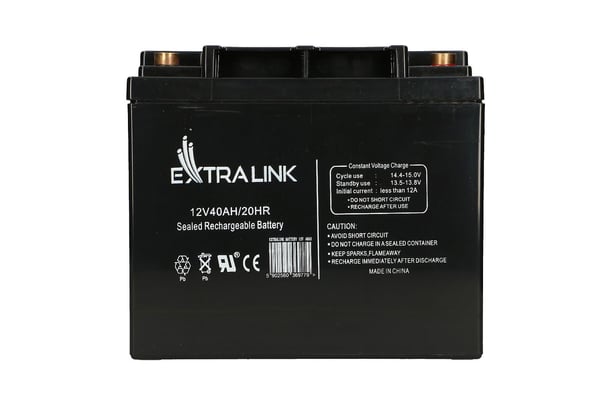 Extralink AKUMULATOR Battery ACCUMULATOR 12V 40AH - Batterie - 40.000 mAh Blybatterier (VRLA) 13,5 V 12 At