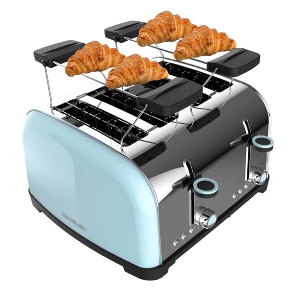 Cecotec Toastin' time 1700 7 4 skive(r) 1700 W Blå