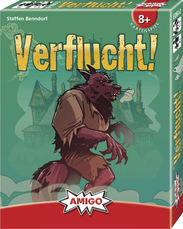 Amigo 01803 lautapeli Verflucht! 15 min Korttipeli Taktinen