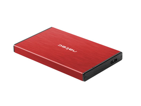 Miniatyrbild 3 av 7: NATEC Rhino GO HDD- / SSD kabinett Röd 2.5"