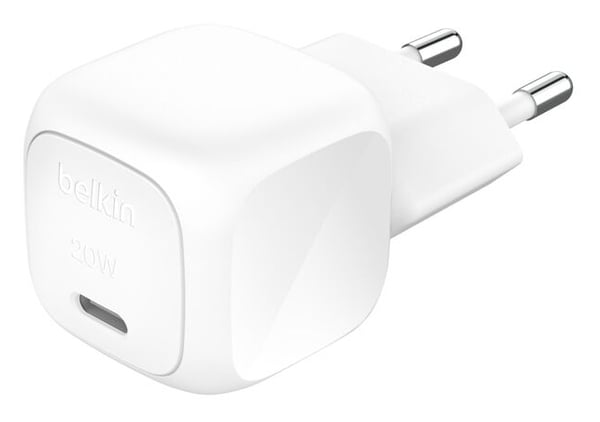 Belkin WCA009kqWH Kannettava tietokone, Älypuhelin, Tabletti Valkoinen AC Pikalataus Sisätila