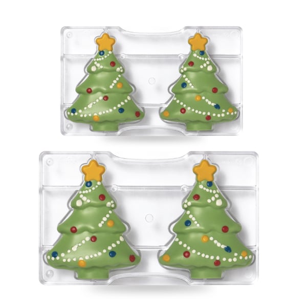 Miniatyrbillede 1 af 2: Decora 0050114 slik- & chokoladeform Polykarbonat Transparent