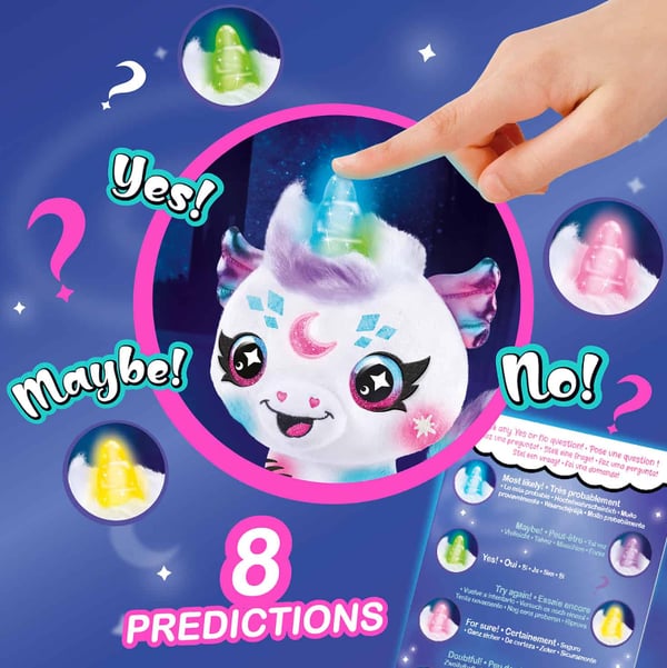 Miniatyrbillede 3 af 7: Canal Toys Airbrush Plush Light-Up Cosmic Unicorn