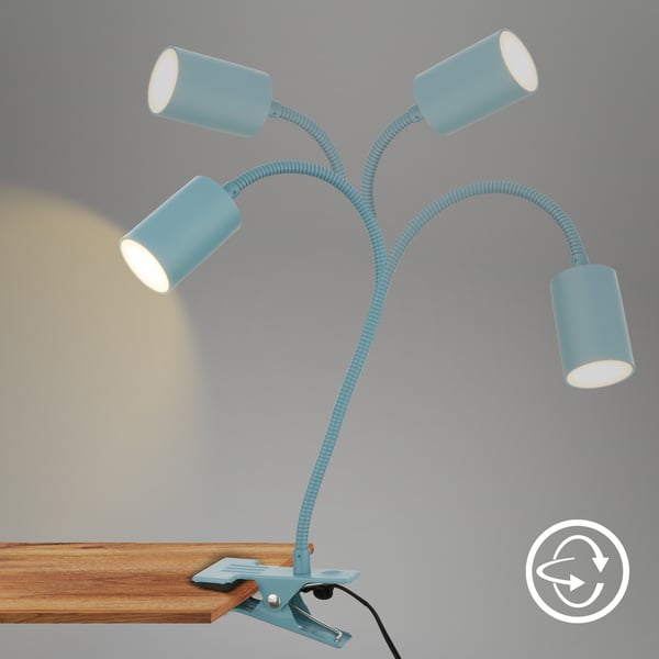 Miniatyrbillede 4 af 6: Briloner Leuchten 2176010 bordlampe 3,5 W LED Blå