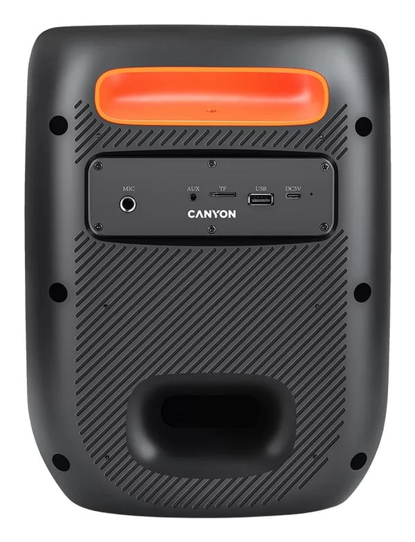 Pikkukuva 2 / 5: Canyon CNE-PBSP5 Kannettava ja juhlakaiutin Musta, Oranssi 40 W