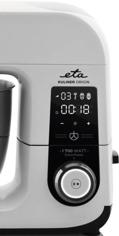 Miniatyrbillede 8 af 9: Eta Gratus Kuliner II Origin foodprocessor 1700 W 6,7 L Hvid