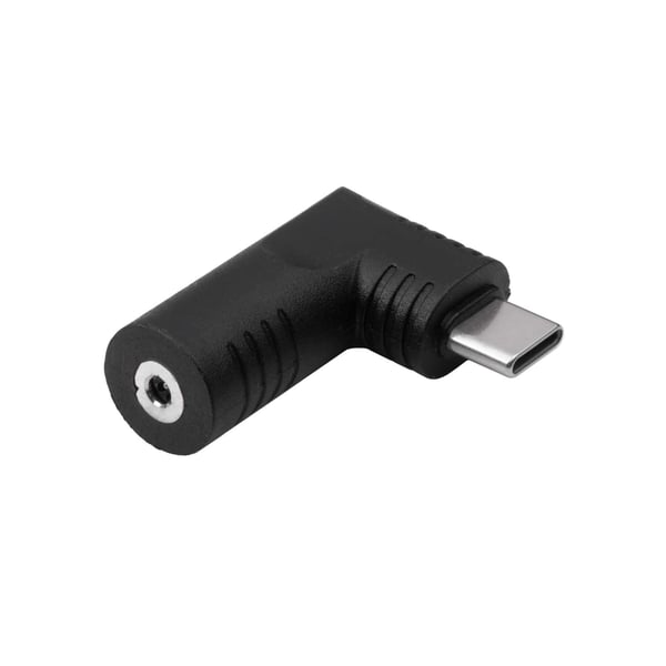 Akyga AK-ND-D15 kabelomvandlare (hane/hona) USB type C 2.5 x 0.7 mm Svart