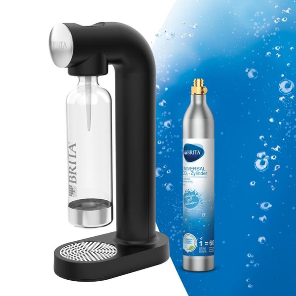 Brita sodaONE Svart, Silver