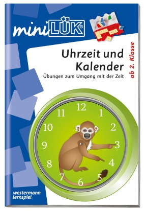 LÜK miniLÜK Uhrzeit und Kalender Übungen zum Umgang mit der Zeit böcker Utbildnings- Tyska 32 sidor