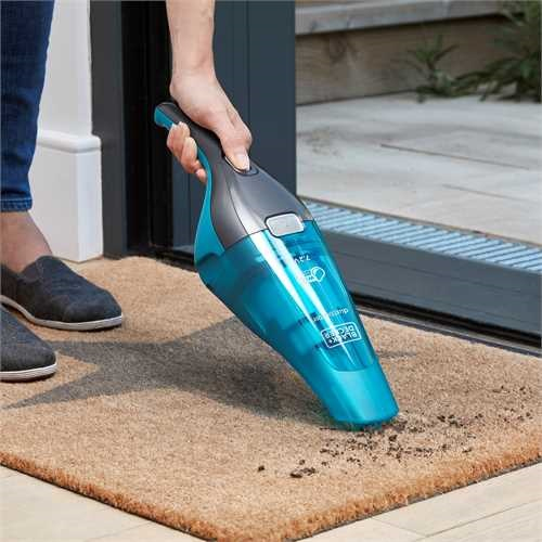 Pikkukuva 3 / 5: Black & Decker WDC215WA rikkaimuri Sininen, Titaani Pussiton