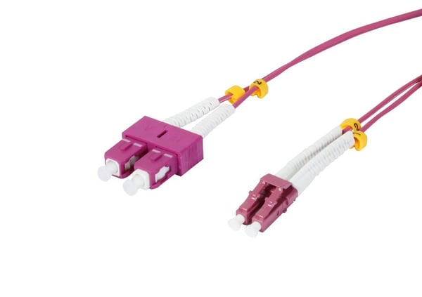 Miniatyrbild 1 av 2: Synergy 21 S217010 InfiniBand och fiberoptisk kabel 0,5 m 2x LC 2x SC Bordeaux, Vit