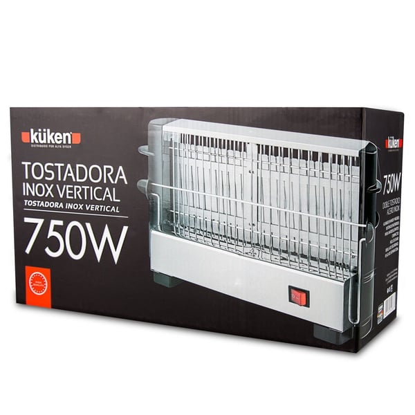 Küken 30288 brødrister 2 skive(r) 750 W Rustfrit stål