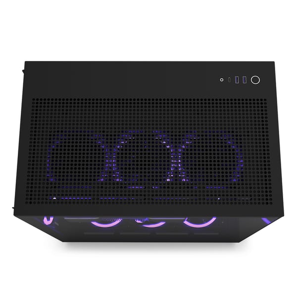 Miniatyrbillede 3 af 6: NZXT H9 Flow Midi Tower Sort
