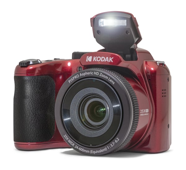 Kodak PIXPRO AZ255 1/2.3\" Kompaktkamera 16,35 MP BSI CMOS 4608 x 3456 pixels Rød (AZ255RD)