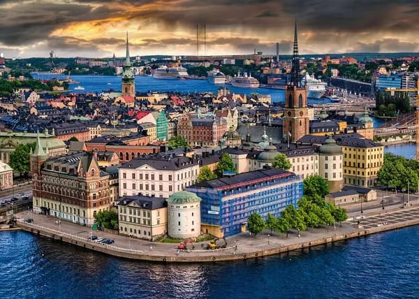Pikkukuva 2 / 4: Palapeli 1000 Skandinaavinen kaupunkinäkymä