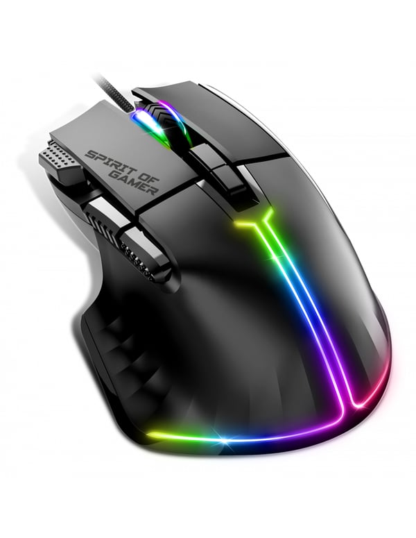 Miniatyrbillede 1 af 6: Spirit of Gamer PRO-M5 mus Spil Højre hånd USB Type-A Optisk 12800 dpi