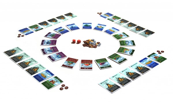 Pikkukuva 7 / 13: White Goblin Games Machi Koro Lautapeli Liiketaloussimulaatio