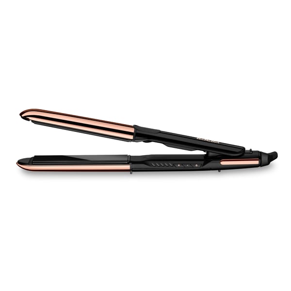 Pikkukuva 11 / 18: BaByliss Straight & Curl Brilliance Kiharrusrauta Lämmin Musta, Ruusu 48 W 3 m