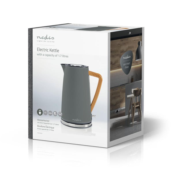 Nedis VEDENKEITIN 1,7L 2200W / NEDIS KAWK510EGY HARMAA KAWK510EGY