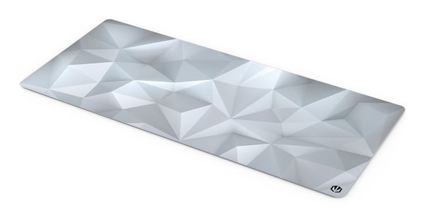 ENDORFY Crystal Onyx White XL Spelmusmatta Svart, Vit
