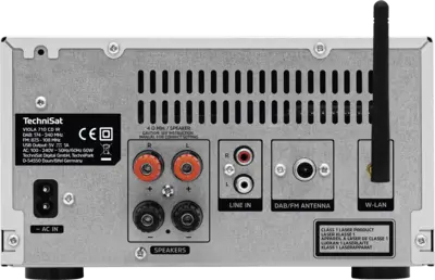 TechniSat VIOLA 700 CD IR Kodin mikroaudiojärjestelmä 40 W Musta