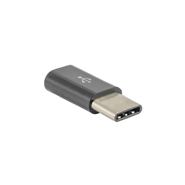 Akyga AK-AD-46 kaapelin sukupuolenvaihtaja USB Typ micro-B USB Typ C Musta