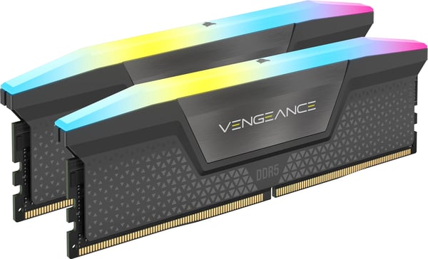 Pikkukuva 1 / 5: Corsair Vengeance RGB CMH32GX5M2B6400Z32 muistimoduuli 32 GB 2 x 16 GB DDR5 288-pin DIMM